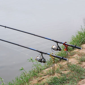 canne à pêche attirail Support métallique poignée réglable