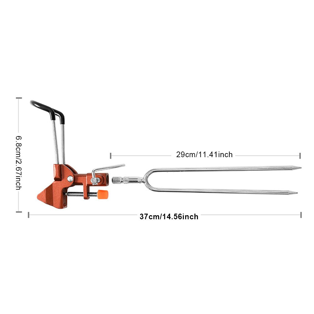 canne à pêche attirail Support métallique poignée réglable
